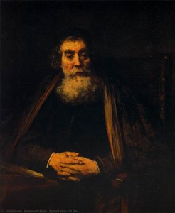 Portrait Of An Old Man — Rembrandt Peale, Baroque