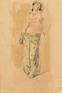 Study For L'aimee — Charles Bargue