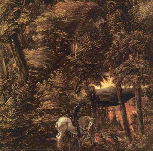 Saint George In The Forest — Albrecht Altdorfer, Northern Renaissance Landscape