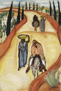 Figures On Path, (1923) — Reuven Rubin