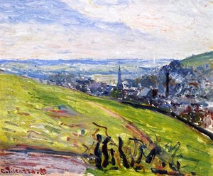 Near Rouen — Camille Pissarro