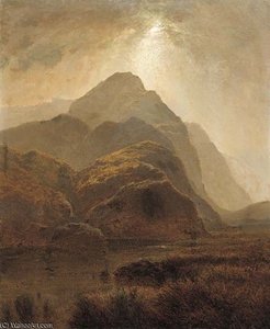 Night, Loch Dhu And The Sligachan Valley — Arthur Gilbert