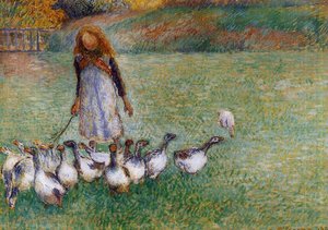 Little Goose Girl — Camille Pissarro