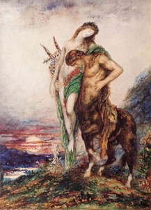 Dead Poet Borne By Centaur — Gustave Moreau