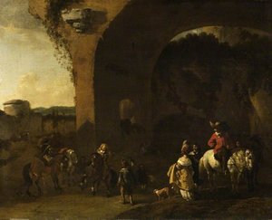 Travellers Resting — Karel Dujardin, Dutch Golden Age