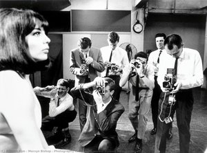 Photography Cadets With Model, Sydney Morning Herald — Mervyn Bishop