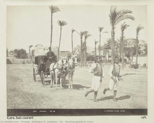 Running Guards In Cairo — Photogr. Artistique G. Lekegian & Cie