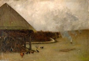 Farmyard Scene With Poultry -
