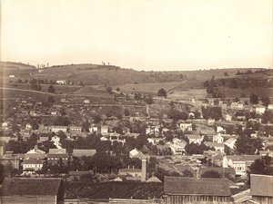 Honesdale, Pennsylvania (section 3 Of Panorama) — Thomas Howard Johnson