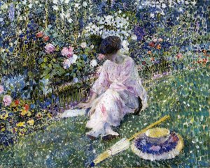 Garden In June — Frederick Carl Frieseke