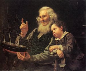 A Story Of The Sea — John George Brown