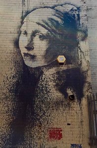 The Girl With The Pierced Eardrum — Banksy, Banksy
