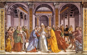 Marriage Of Mary — Domenico Ghirlandaio