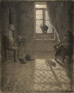 The Cat Who Became A Woman — Jean-françois Millet