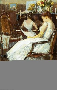Mrs. Hassam And Her Sister — Frederick Childe Hassam