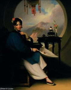 A Geisha Girl — George Chinnery