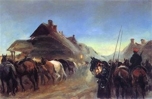 Insurgents On Stop — Józef Chełmoński