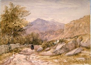 A Welsh Mountain Road — David Cox