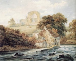 Egglestone Abbey, Co.durham — Thomas Girtin