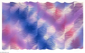 Study For A Tapestry (study For Spatial Ikat Iii) — Lia Cook