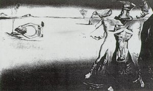 Desert Trilogy - Apparition Of A Couple In The Desert - For 'desert Flower' Perfume — Salvador Dalí, Surrealism