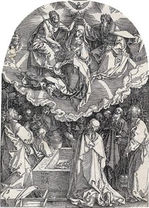 Life Of The Virgin: 18. The Coronation Of The Virgin — Albrecht Dürer
