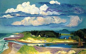 Lupow Estuary — Hermann Max Pechstein, Expressionism