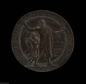 Isadore Konti Portrait Medal, reverse