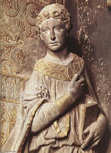 Annunciation (detail) — Donatello
