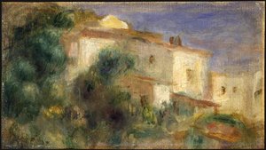 Maison De La Poste, Cagnes — Pierre-auguste Renoir, Impressionist Landscape