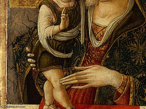 Madonna And Child, Before — Carlo Crivelli