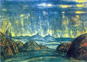 Polovtsian Camp — Nicholas Roerich, Art Nouveau Modern