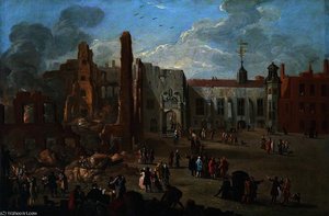 The Inner Temple After The Fire Of 4 January — Richard Wilson