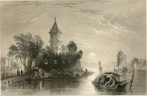 Yellow Pagoda Fort — Thomas Allom