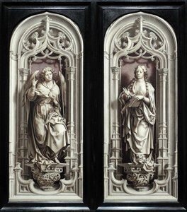 Two Wings from a Triptych (exterior)