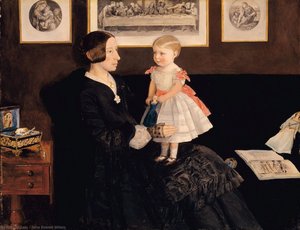 Portrait Of Mrs James Wyatt — Sir John Everett Millais