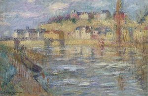 Ice On The Oise River — Gustave Loiseau
