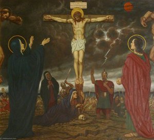Jesus Dies Upon The Cross (part Of ‘stations Of The Cross’) — Edward Arthur Fellowes Prynne, Romanticism