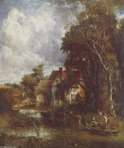 Die Valley Farm — John Constable, Romantic Landscape Painting