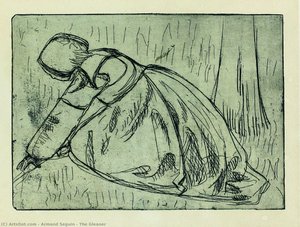 The Gleaner — Armand Seguin, Impressionism
