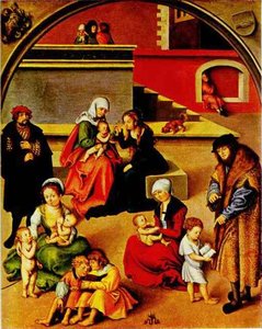 The Holy Family — Lucas Cranach The Elder, Northern Renaissance