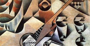 Guitar And Glasses (also Known As Banjo And Glasses) — Juan Gris