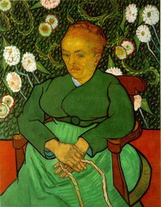 La Berceuse (2 — Vincent Willem Van Gogh, Post-impressionism