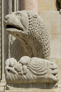 Lion on the right