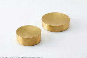 Solid Round Tray — Sang A Leem, Saleem Atelier