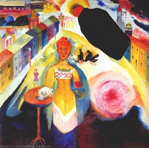 Lady In Moscow — Wassily Wassilyevich Kandinsky