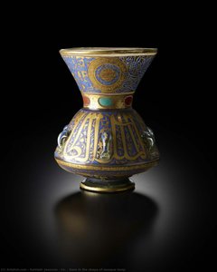 Vase In The Shape Of Mosque Lamp — Salviati, Jesurum & Co.