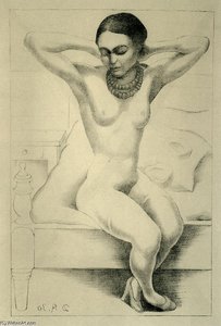 Nude With Beads (frida Kahlo) — Diego Rivera