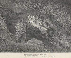 Inferno Canto 5 — Paul Gustave Doré, Romanticism