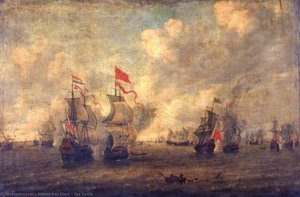 Sea Battle — Willem Van Diest